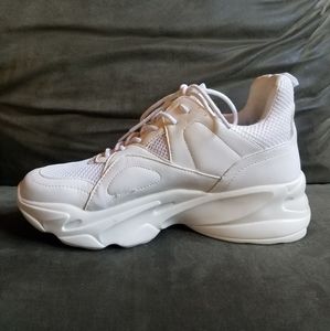 White Steve Madden Dad Shoe SAMPLES